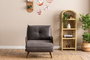 Atelier Del Sofa Cosmo Single - Gris